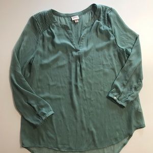 Light Green Sheer Blouse